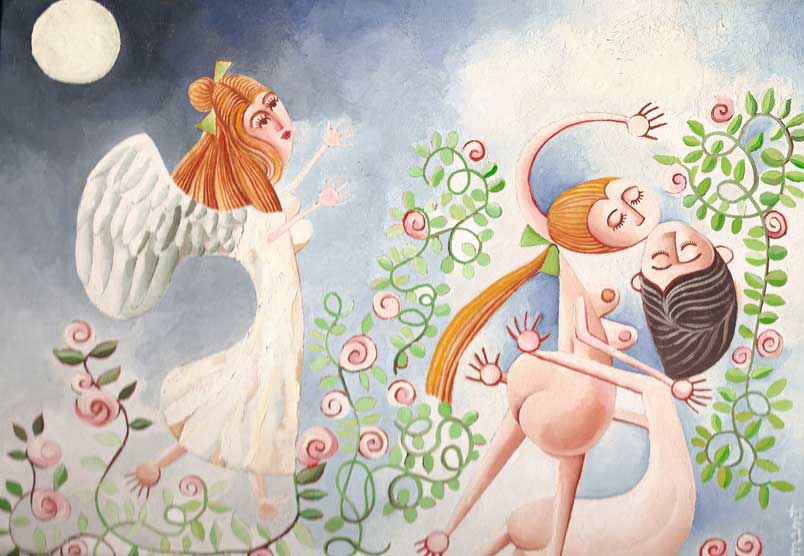 painting by rick clement fruit of the vine